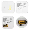 Oglekļa monoksīda sensors QOLTEC 52577 — ar baterijām darbināma signalizācija, 85 dB skaņas līmenis