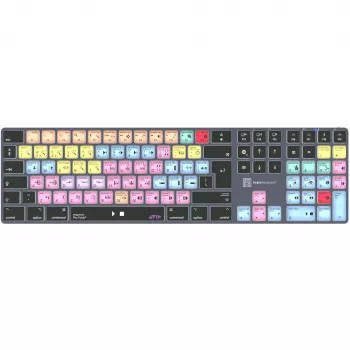 Klaviatūra LogicKeyboard LKB-PT-TM — Pilnizmēra (100%) Bluetooth QWERTZ vācu, titāna pelēks