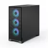 Fractal Design Pop 2 Air Melns Solid mid-tower datora korpuss — ATX atbalsts, 3x 120 mm priekšējie ventilatori, 2,5/3,5 collu diskdziņu nodalījumi, 215×481×462 mm