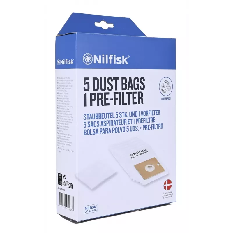 Putekļu maiss Nilfisk DUST BAG SYNTH ONE GO AND COUPE
