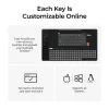 Mehāniskā tastatūra Keychron Q1 Max 75% ar Banana slēdžiem, Carbon Black