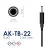 Akyga AK-TB-22 universālais barošanas adapteris, 5 V, 2 A, 10 W, 5,5 x 2,1 mm, 1,5 m