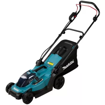 Makita DLM330Z zāles pļāvējs Stumjamais zāles pļāvējs Ar bateriju Melns, tirkīzzils