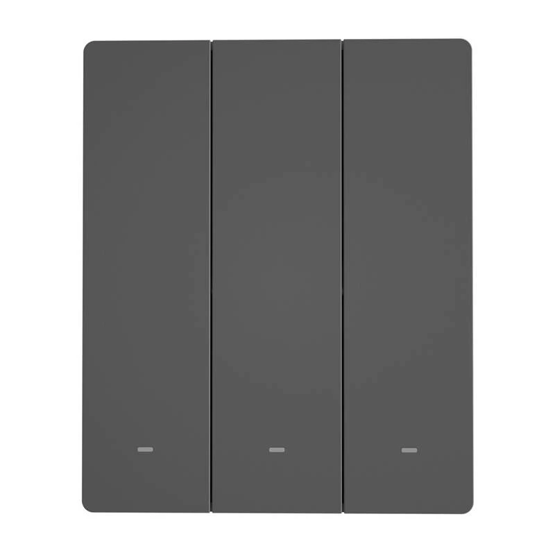 Viedais sienas slēdzis Sonoff M5-3C-80 Wi‑Fi — 3 kanālu, pie sienas stiprināms viedais slēdzis, modelis M5-3C-80