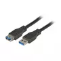 Efb K5237.1,8 USB kabelis, melns