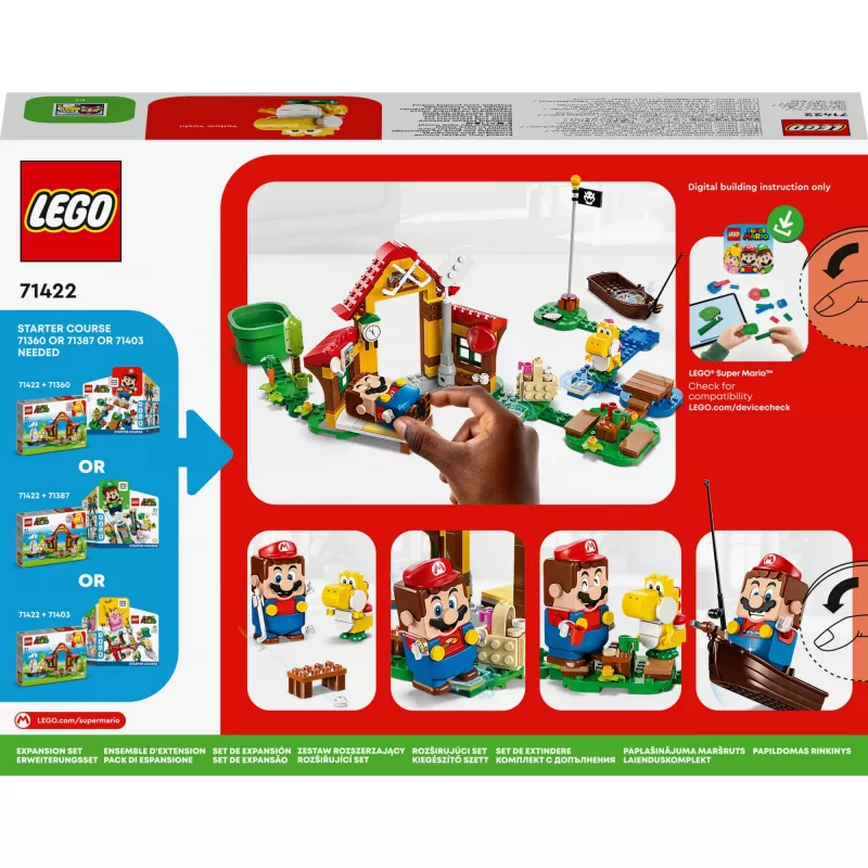 LEGO SUPER MARIO 71422 PAPLAŠINĀJUMA KOMPLEKTS – PIKNIKS MARIO MĀJĀ