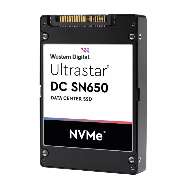 SSD disks WESTERN DIGITAL Ultrastar DC SN650 7680GB and3 PCIe TLC ISE
