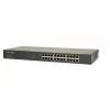 TP-Link 24 portu Gigabit tīkla slēdzis plauktu montāžai, nepārvaldīts, Gigabit Ethernet (10/100/1000), pilns duplekss, plauktu montāža, 1U