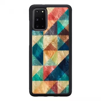 Aizsardzības telefona maciņš iKins Samsung Galaxy S20+ mozaīkas melns