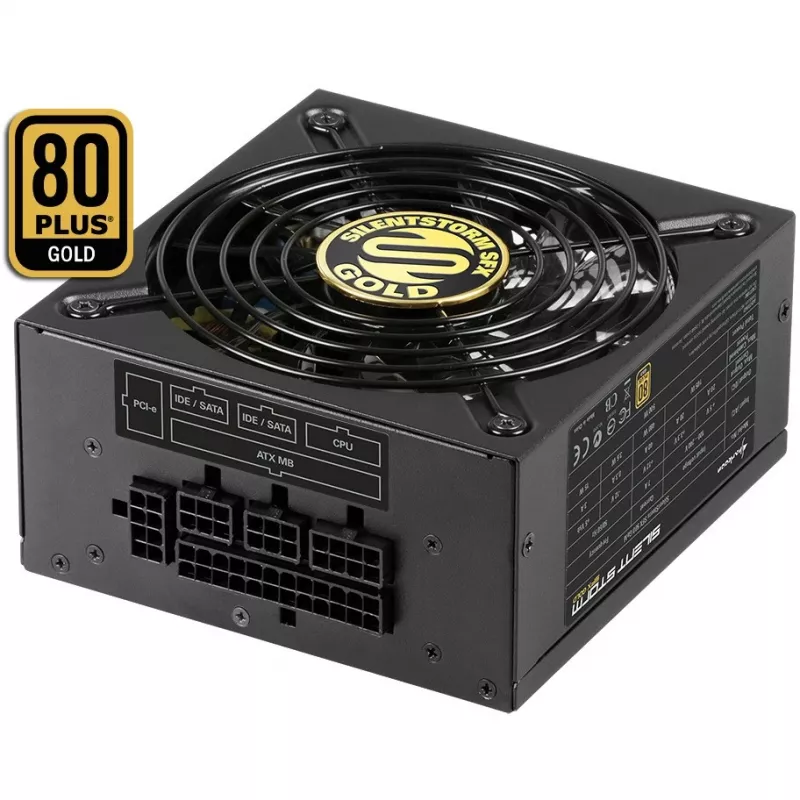 Sharkoon SilentStorm SFX 500 Gold Barošanas bloks (iekšējais) 80 PLUS Gold AC 100-240 V 500 vati