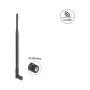 Daudzvirzienu WiFi antena DELOCK 2,4 GHz RP‑SMA spraudnis 7 dBi ar nolieces savienojumu, melna, 290 mm