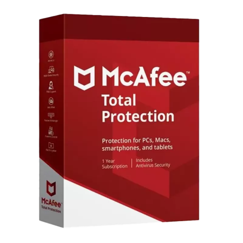 McAfee Total Protection 3 Devices 1 Year