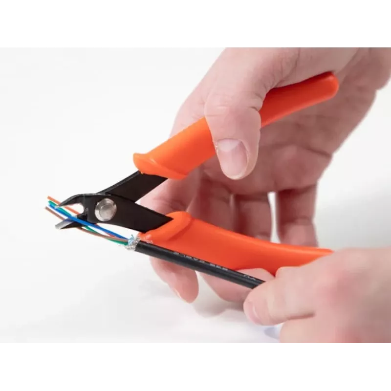 Diagonālās knaibles DeLOCK Side cutter oranžas 12,7 cm