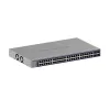 Pārvaldāms Gigabit Ethernet slēdzis Netgear GS752TX, 48x RJ-45 10/100/1000, 10G atbalsts, 1U statīvs, pelēks