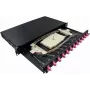 LogiLink F12LC4B - LC - pelēks - metāls - uzstādīšana plauktā - 1U - 480 mm (F12LC4B)