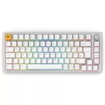Mehāniskā tastatūra GLORIOUS GMMK Pro 75% Balta Hot-Swap RGB, ISO izkārtojums