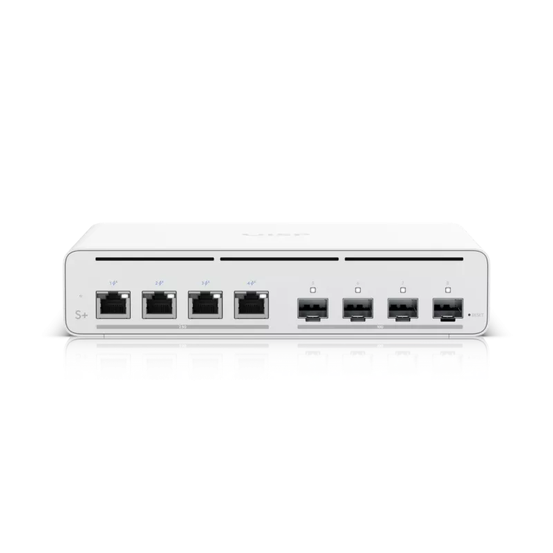 UniFi UISP Switch Plus - slēdzis - pārvaldāms - 4 x 2.5GBase-T + 4 x 10Gb Ethernet S