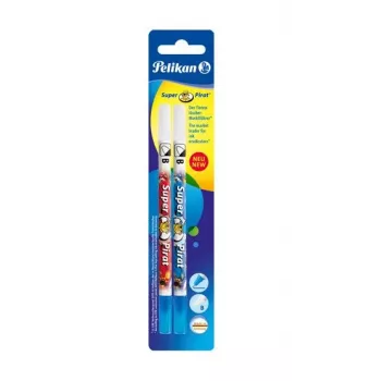 Dzēšgumija Pelikan Super-Pirat F/B daudzkrāsaina 2 gab.