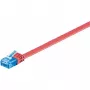 Wentronic CAT6a U/UTP 3m komutācijas kabelis, RJ-45 tēviņš/tēviņš, zelts, U/UTP (96333)