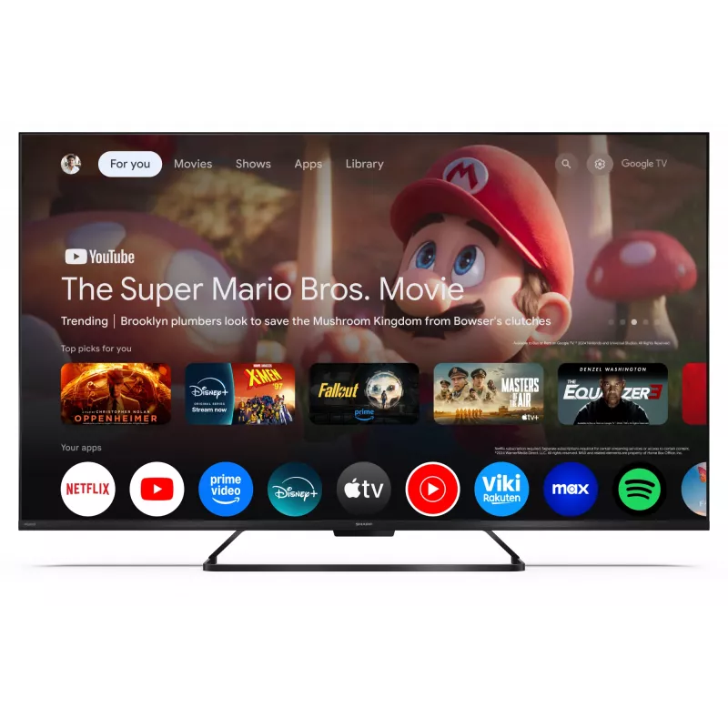 Smart TV Ostry 50HR7265E 50 Google TV Melns