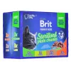 BRIT Premium Cat Sterilised Plate - mitrā kaķu barība - 12x100g