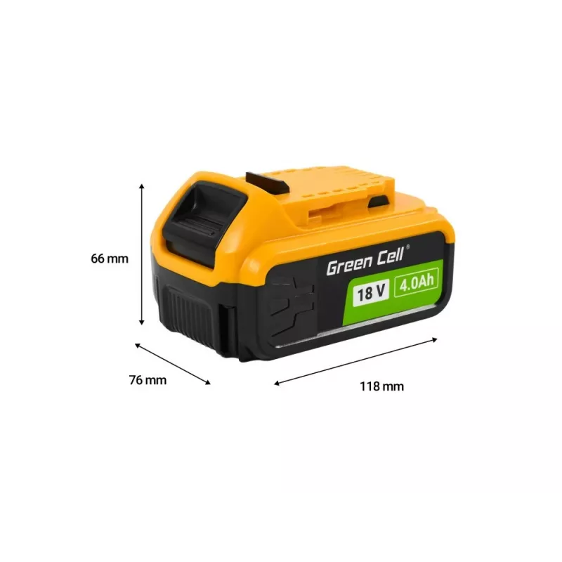 Akumulatora bezvadu instruments zaļa Cell PTDW18V4
