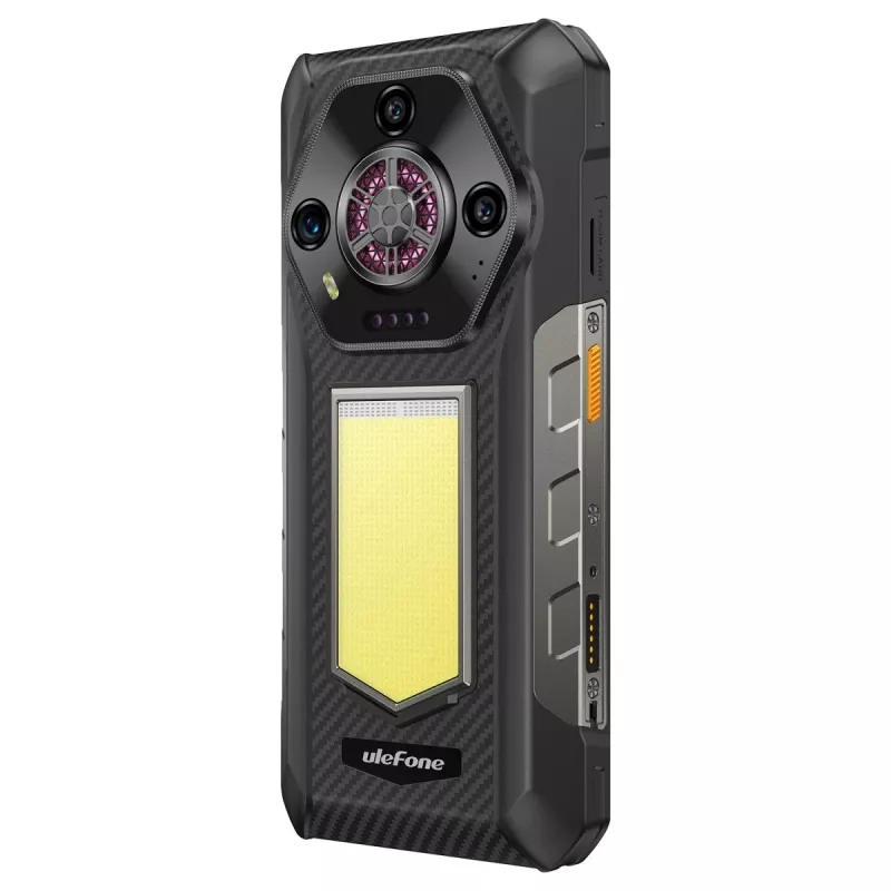 UleFone Armor 30 viedtālrunis, 12 GB RAM, 512 GB atmiņa, melns, energoefektivitātes klase A
