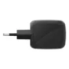 AC iekštelpu ātrais lādētājs Belkin WCH020kqBK, 2× USB-C, universāla savietojamība, strāvas aizsardzība, melns
