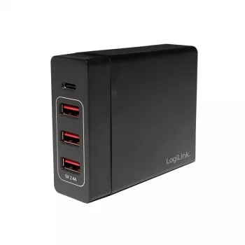 Iekštelpu lādētājs LogiLink PA0122 Universal Melns USB