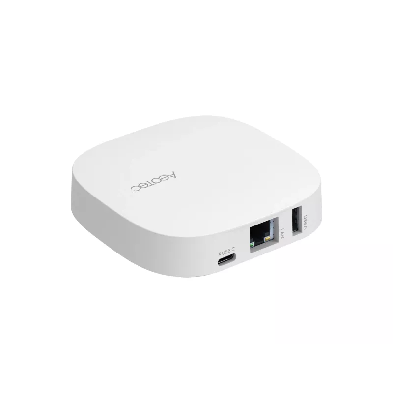 AEOTEC Smart Home Hub 2 — darbojas kā SmartThings centrmezgls, ES, Z-Wave, Zigbee 3.0, WiFi | GP-AEOHUBV4EU | Balts