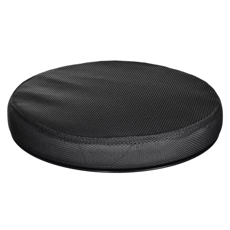 Ortopēdiskais grozāmais spilvens ActionMed PO600AM — apļveida sēdekļa spilvens, 360° rotācija, 1,5 kg, melns