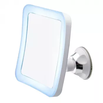 Vannas istabas spogulis Camry CR 2169 LED 16,3 cm Balts — pie sienas stiprināms apgaismots spogulis