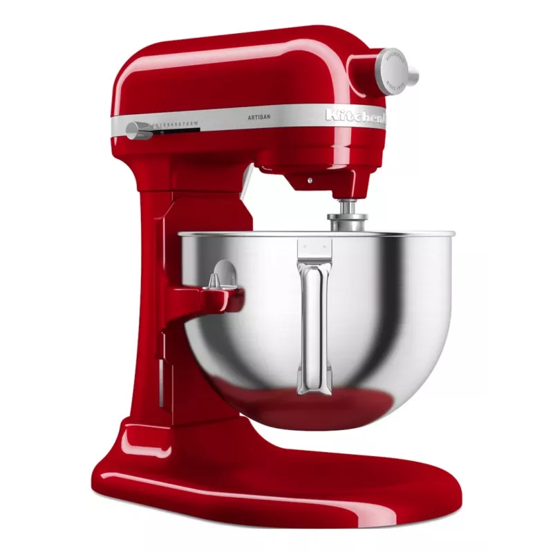 KitchenAid 5KSM60SPXEER stacionārais mikseris 375 W pelēks, sarkans, nerūsējošais tērauds