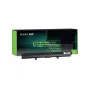 zaļa Cell TS38 akumulators Toshiba klēpjdatoriem — Li-Ion 14,8 V 2200 mAh, 4 elementi, melns