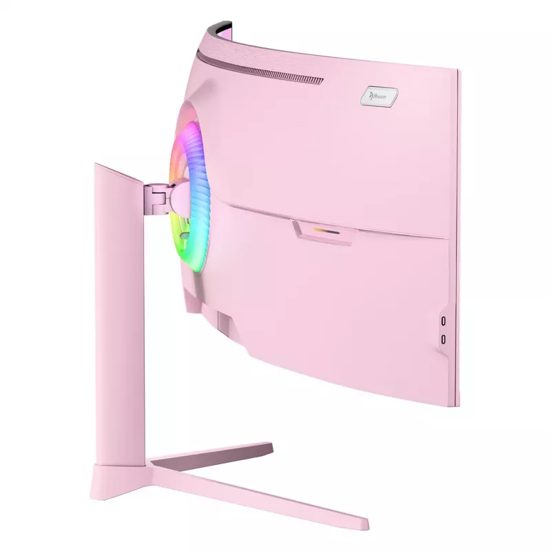 Izliekts monitors Arozzi Nova 49” (124,5 cm) Dual QHD 5120×1440 LED VA 32:9 4 ms Rozā