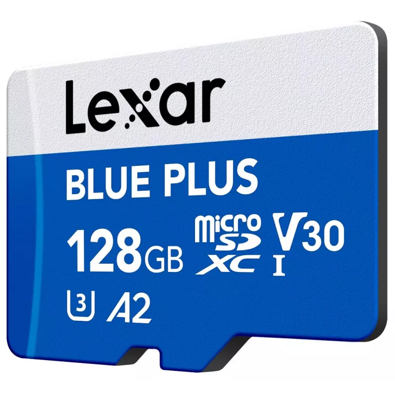 MicroSDXC atmiņas karte Lexar BLUE PLUS 128 GB UHS‑I U3 V30 170 MB/s