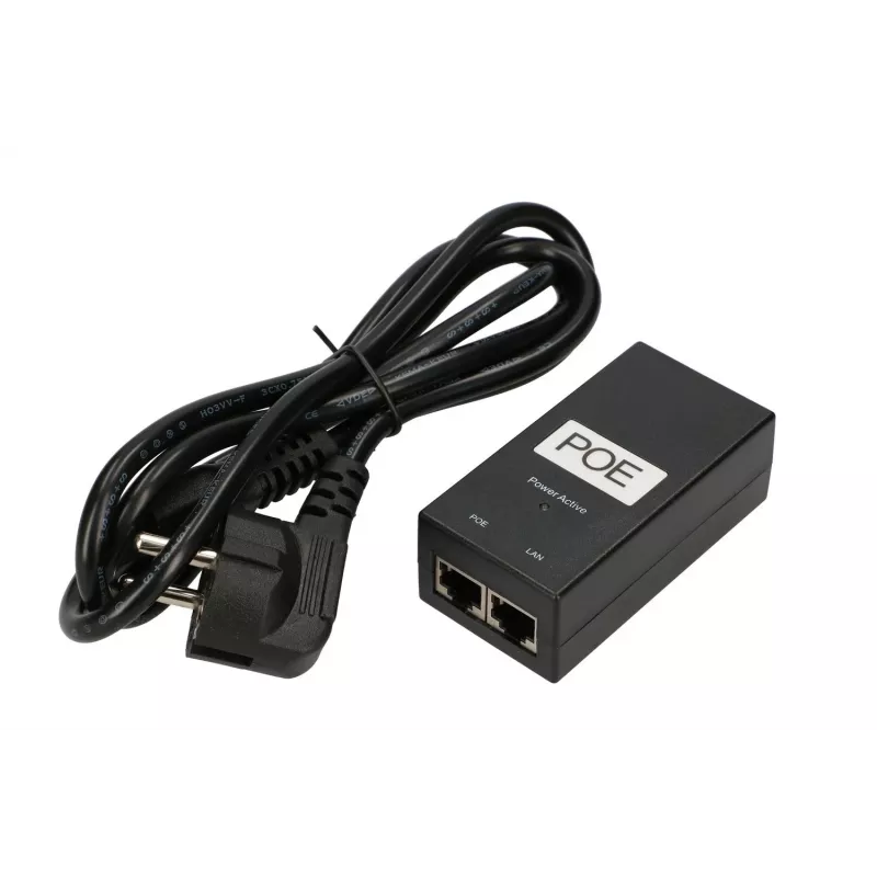 Extralink POE barošanas bloks POE-24-24W, 24V, 1A, 24W, iekļauts kabelis