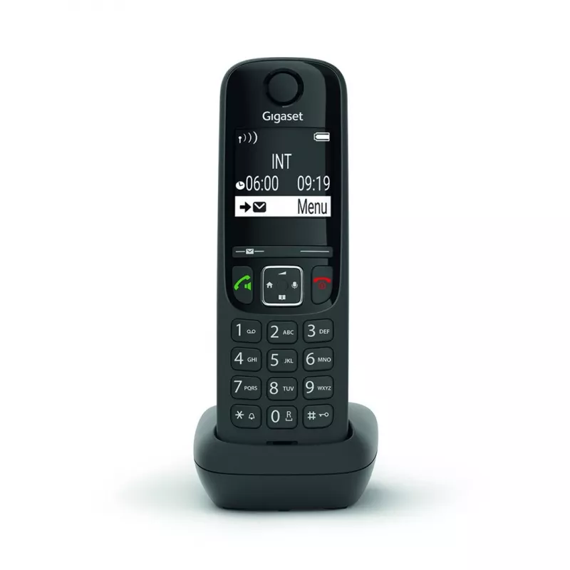 Analogais/DECT telefons Gigaset AS690HX Bezvadu klausule Zvanītāja ID Melns