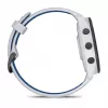 GARMIN Forerunner 265 viedpulkstenis — 46 mm GFRP korpuss, AMOLED 1,3 collas, GPS/GLONASS/Galileo, 15 dienu akumulators, 5 ATM, silikona siksniņa