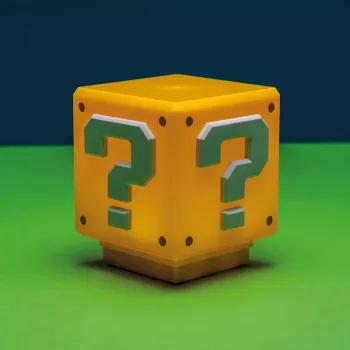 Paladone Super Mario Mini jautājumu bloka gaisma