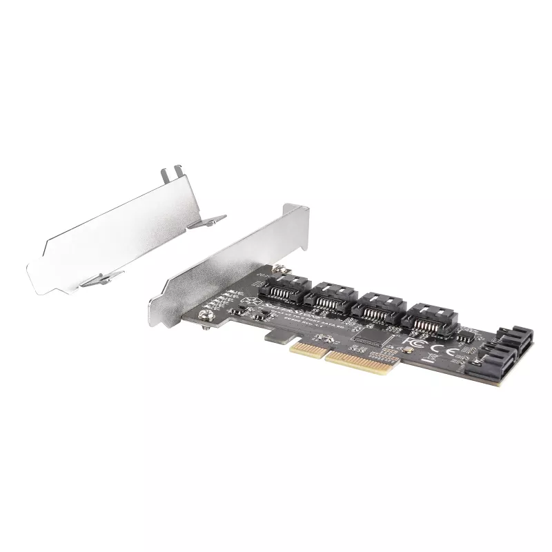 SILVERSTONE Serial ATA kontrolieris SST-ECS06 — PCIe karte ar 6 SATA portiem