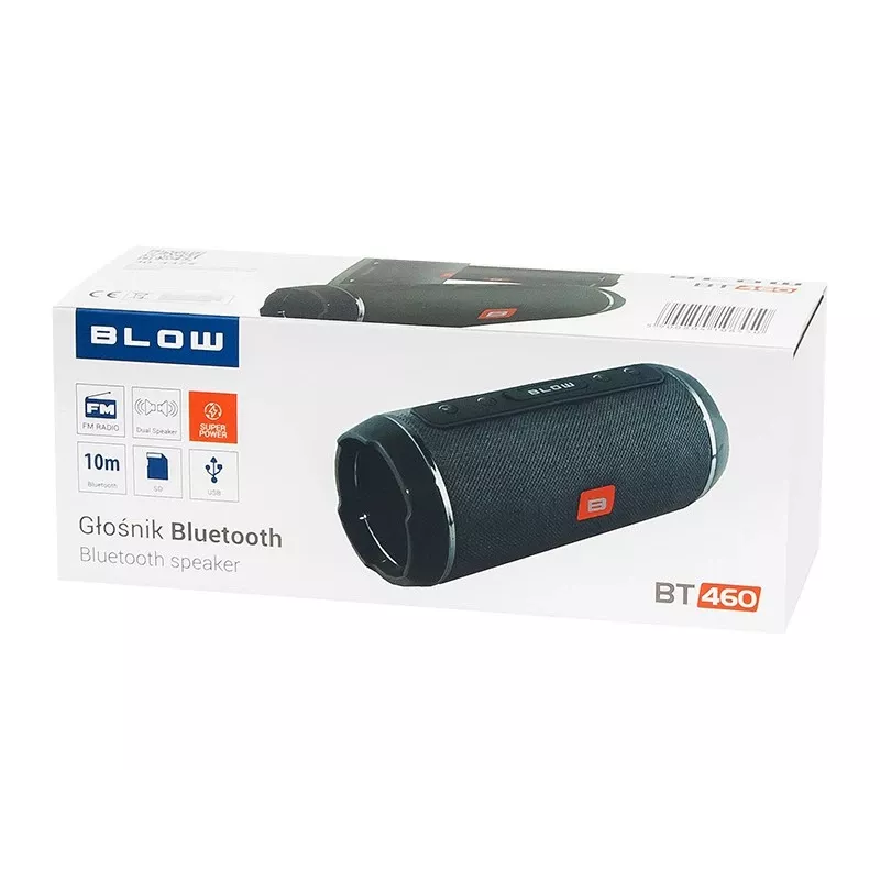 BLOW BT460 Stereo portatīvais skaļrunis Melns, Sudrabs 10 W