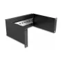 Plaukta sliede DeLOCK 10 collu DIN sliedes panelis 2U melns metāls 180mm