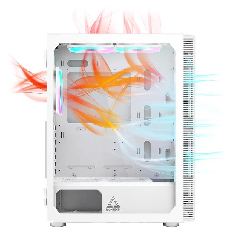 PC Case Montech X3 GLASS Midi Tower balta