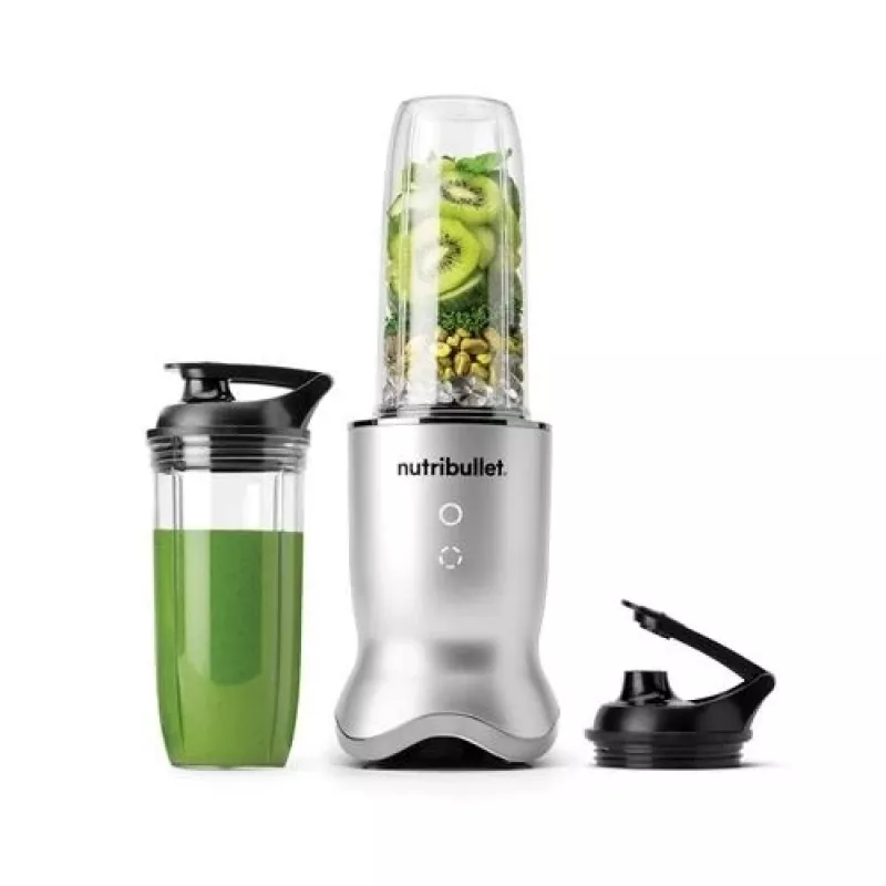 NutriBullet NB1206S galda blenderis 0,9 l 1200 W sudraba, melnā krāsā