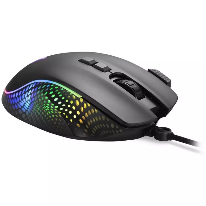 Sharkoon Mouse Shark Force 3 optiskā 8 pogas 12.800DPI melna