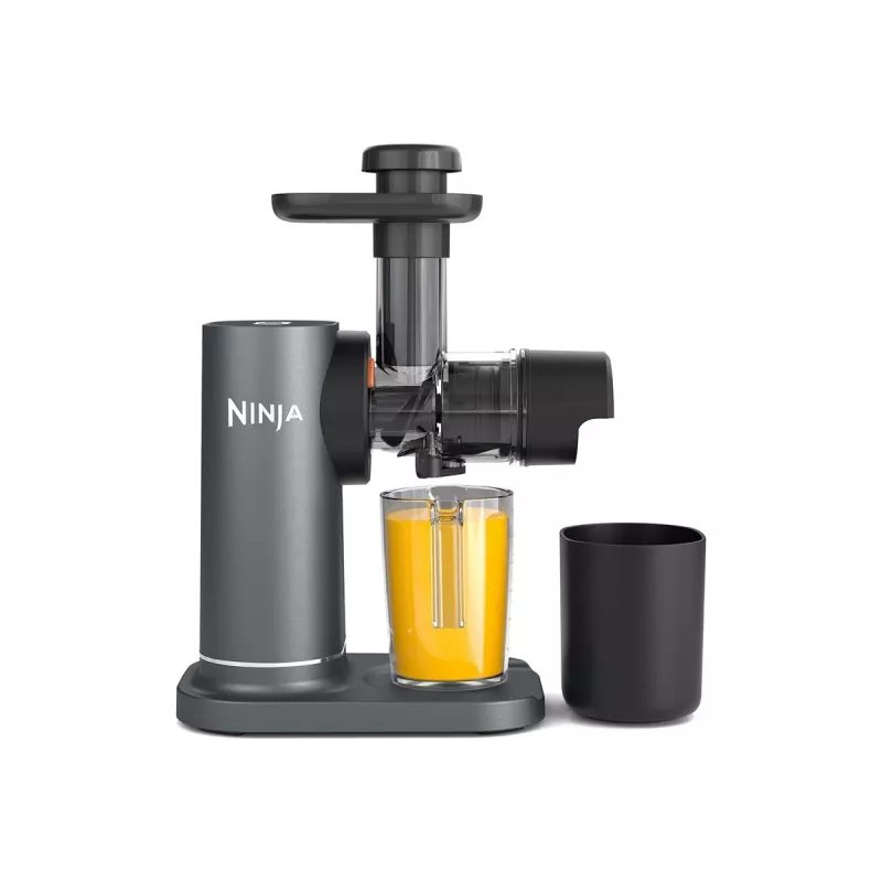 NINJA Aukstās preses sulu spiede | Neverclog JC151EU | Tips Aukstās preses sulu spiede | Pelēka | 150 W | Ātrumu skaits 1
