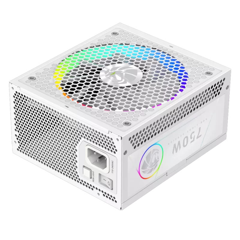 Gamemax barošanas bloks, 80 PLUS, Gold | RGB 750G WH | 750 W