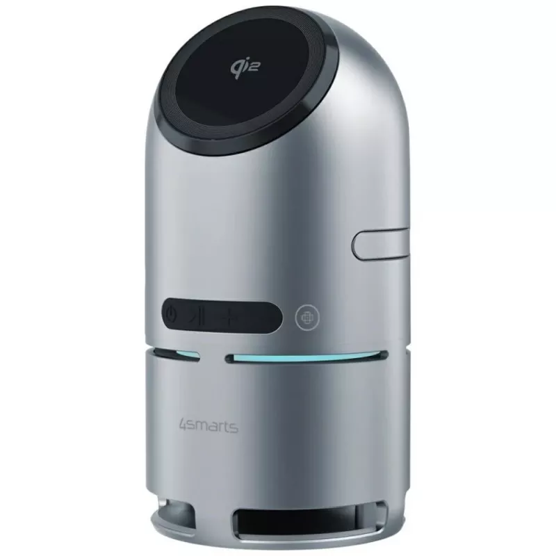 Doku uzlādes stacija ChargeBot Sound Qi2 gre