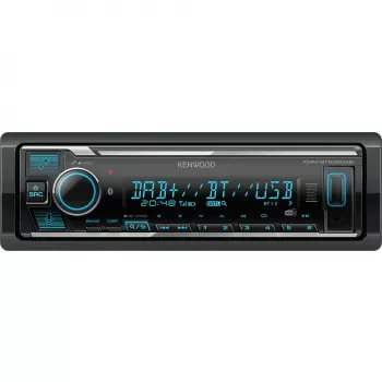 Elektronika KMM-BT508DAB, melna, 1 DIN, 200 W, 50 W, 24 h, AAC, FLAC, MP3, WAV, WMA